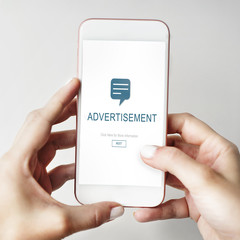 Webpage Online Communication Speech Concept