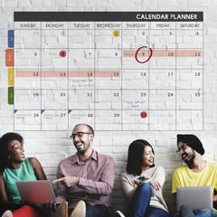 Calendar Planner Organization Management Remind Concept