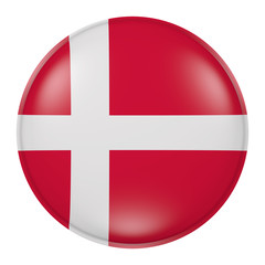 Obraz premium Denmark button