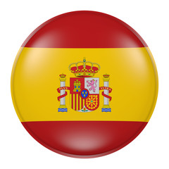 Obraz premium Spain button