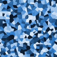 Blue shapes abstract 3d texture camouflage modern background © sangriana