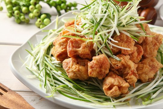 chicken with green onion, 파닭