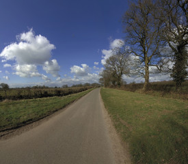 Fototapeta premium generic high resoltion image of a footpath in typical english co