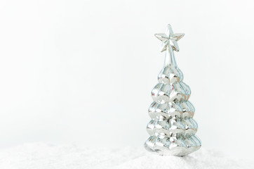 Christmas toy in the shape of fir