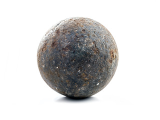 Old cannon ball