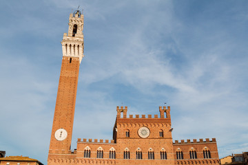 Obraz premium Siena charming medieval town in Italy