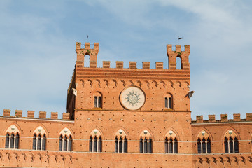 Fototapeta na wymiar Siena charming medieval town in Italy
