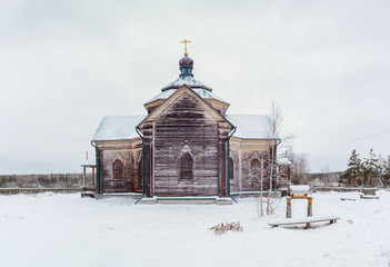 Нижегородская область. Церковь Зосима и Савватия в Троицком, Россия