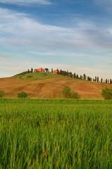 Typical Tuscany landscape springtime in Italy