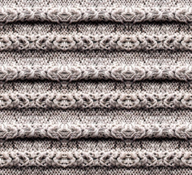 White rough Knitted Fabric Texture, kemp