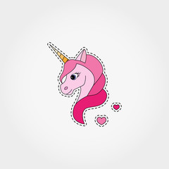 Unicorn. Vector illustration