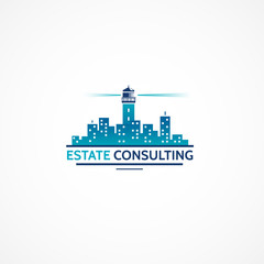 Fototapeta premium Estate Consulting logo.