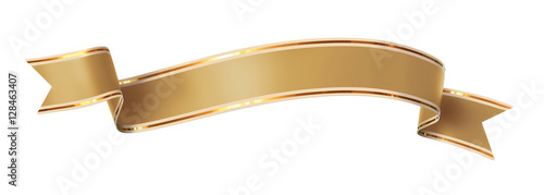 gold ribbon border