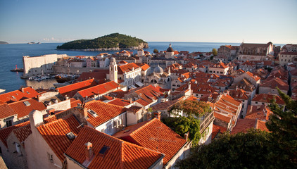 Fototapeta na wymiar Über den Dächern von Dubrovnik