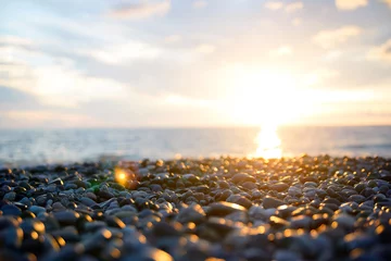  sunset on pebble beach © Roman