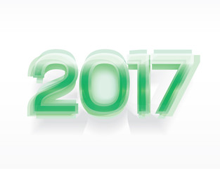 Happy new year 2017 vector background for Greeting Card, Calendar Cover, Website landing page.