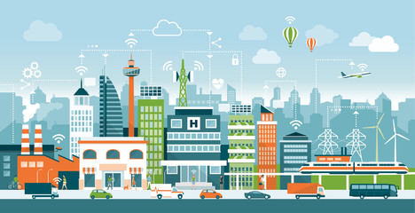 Smart city © elenabsl