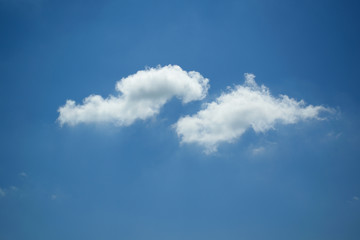 Clouds on blue sky