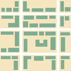 City map pattern.