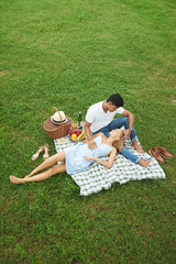 Couple on picnic