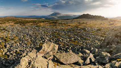 mountain Iremel natural Park in the southern Urals in Russia