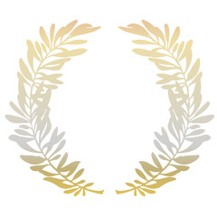 Golden olive branches