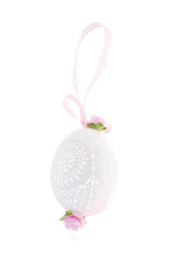Easter hen's egg with carving.