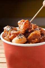 Sweet and Sour Chicken takeout, 닭강정