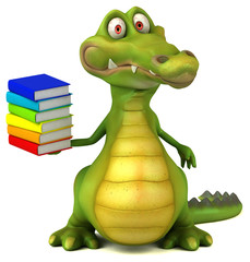 Fototapeta premium Fun crocodile