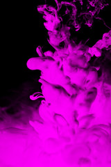 Fototapeta na wymiar rose dye in water