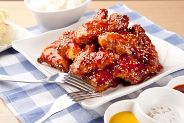 Barbecue chicken, 바베큐치킨, 바비큐치킨, BBQ chicken