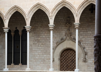 Obraz premium Gothic architecture gallery dated 15th century