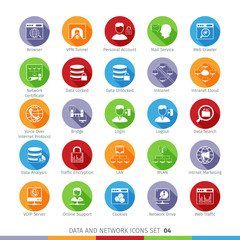 Modern Flat Icons Set 04