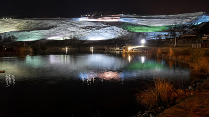 Pamukkale bei Nacht