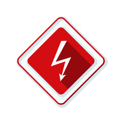 High Voltage Risk sign