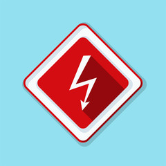 High Voltage Risk sign