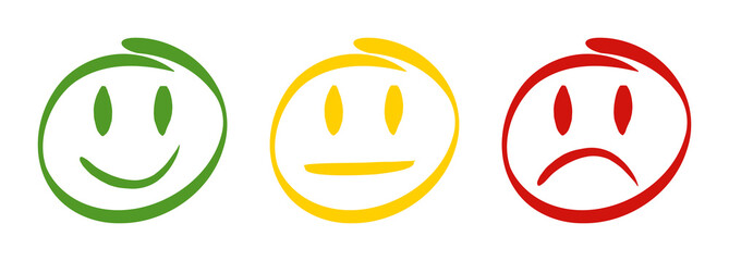 3 Feedback Smileys