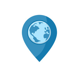 blue world location icon