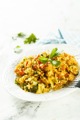 Rice with vegetables