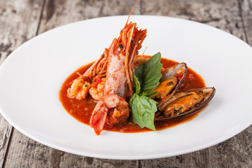 rice with seafood