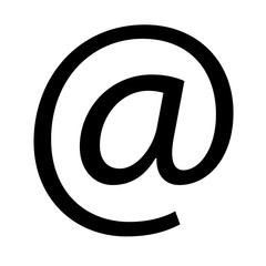 email web icon flat design style. email web sign.
