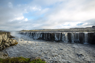 Obraz premium Sellfoss and Dettifoss waterfall, Iceland.