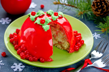 New Year and Christmas cake