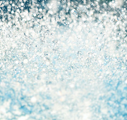 Water splashes. Suitable for background. Space for text.