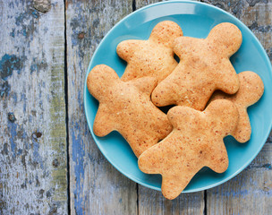 Christmas cookies homemade gingerbread man