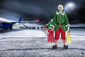 elf and plane 