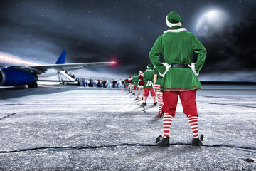 elf and plane 