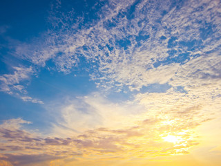 Beautiful sky and clouds