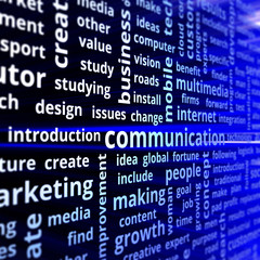 Obraz premium Communication concept