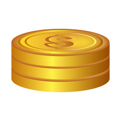 coin money isolated icon vector illustration design